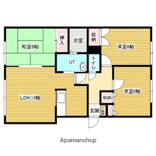 グランドール桂【2階】の間取り