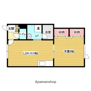 ひのではいつ【2階】の間取り
