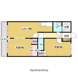 ユーミー美園【3階】の間取り
