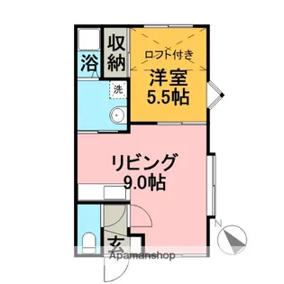グランデマンション【201号室】の間取り
