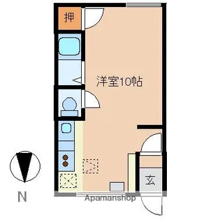 オリス緑町ハイツ2【105号室】の間取り