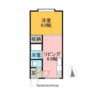 ニューイースターハイツ【105号室】の間取り