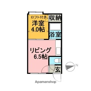 ラビアン【206号室号室】の間取り