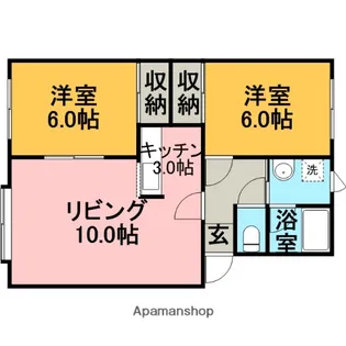 井内マンション【202号室】の間取り