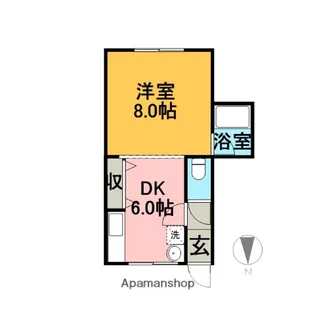 ユートピア21【106号室】の間取り