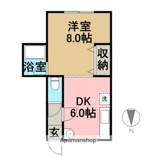 ユートピア21【107号室】の間取り