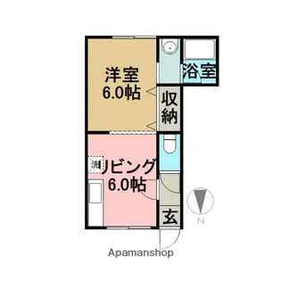 ユートピア21【101号室】の間取り