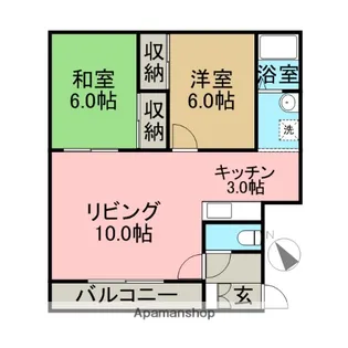ドルチェ・Ⅰ【302号室】の間取り