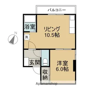 セブンビルマンション【4階】の間取り