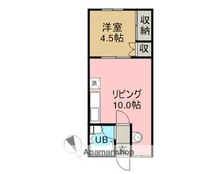 大橋第2マンション【1階】の間取り