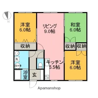 グレース【103号室】の間取り