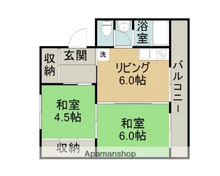 フォーシーズン滝川Ⅰ【5階】の間取り