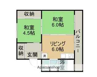 フォーシーズン滝川Ⅰ【4階】の間取り