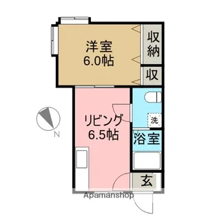 ハイツ山野【2階】の間取り