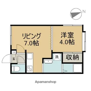 セリーヌⅡ【103号室】の間取り