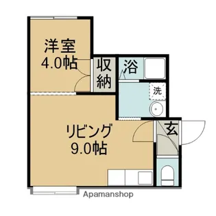 セリーヌⅡ【107号室】の間取り