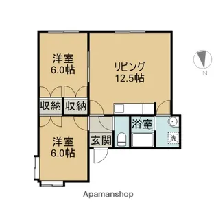メゾンシティ【101号室】の間取り