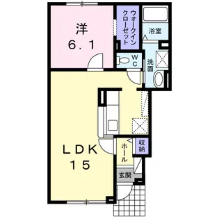 レジオンⅡ【1階】の間取り