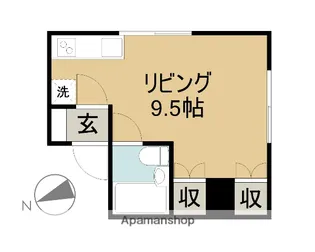 レジデンスツヅキ【306号室】の間取り