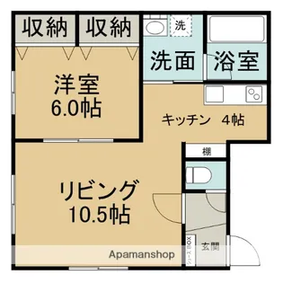 シャルルⅢ【201号室】の間取り