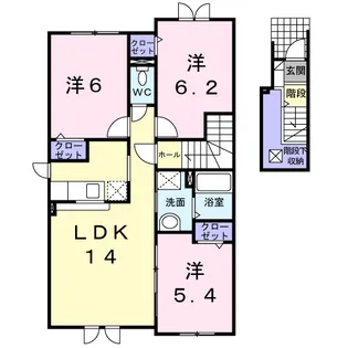 ビクトリー・A【2階】の間取り