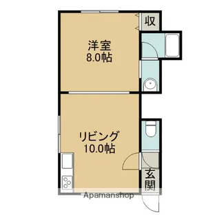 オリエンタルコーポ【2階】の間取り