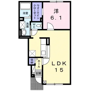 グラード【1階】の間取り