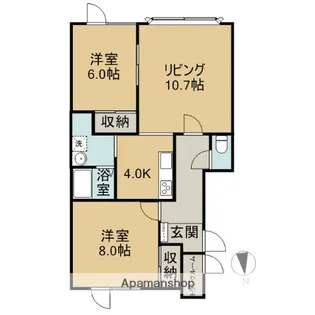 スカイフェリーチェⅡ【1階】の間取り
