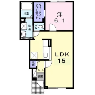 サンリットガーデン壱番館【1階】の間取り