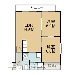 プレステージⅢ【301号室】の間取り