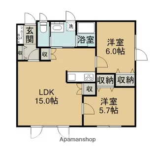 PENNY LANE【2階】の間取り