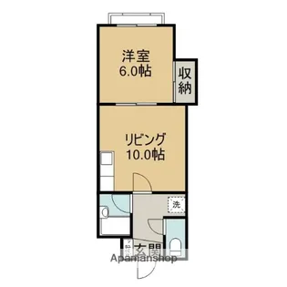 プレステージⅠ【106号室】の間取り