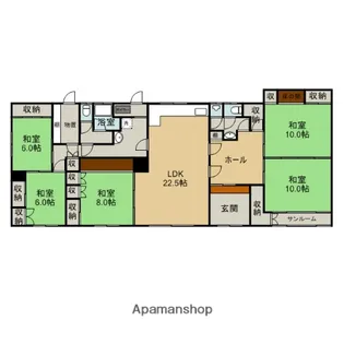 北海道空知郡上砂川町字上砂川町【一戸建】の間取り