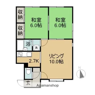 セブンマンション【202号室】の間取り