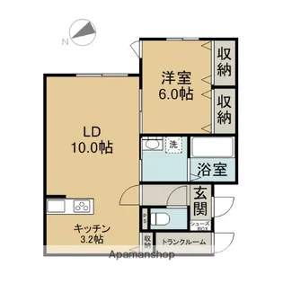 Dアザラシ【202号室】の間取り