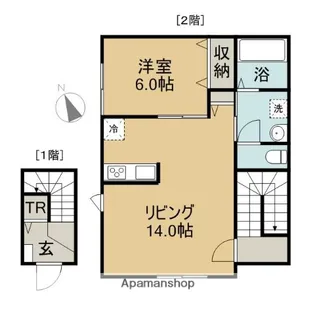 Eアザラシ【2階】の間取り