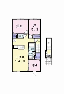 ウィル【202号室】の間取り