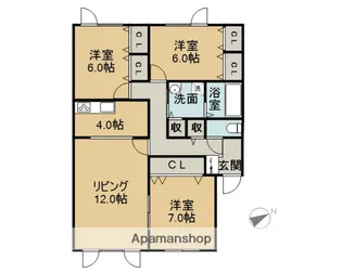エルータ【2階】の間取り