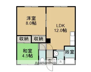 コーポスカイ【3階】の間取り