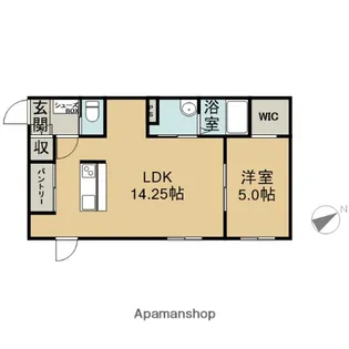 ノルフィーノ・アレーズ【2-B号室】の間取り