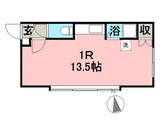 フェルナンドB【1階】の間取り