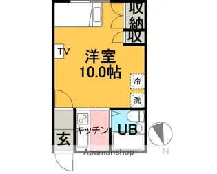 ロイヤルハイツ【2階】の間取り