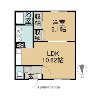 イーストメゾン【2階】の間取り