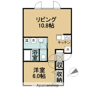 ビエンネートル【201号室】の間取り