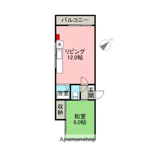 セブンビルマンション【4階】の間取り
