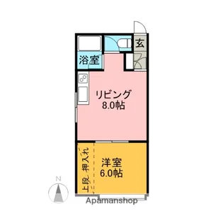 アルファ43【104号室号室】の間取り