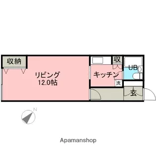 ベルエアーパレス滝川【704号号室】の間取り
