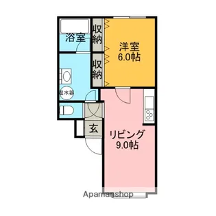 マリンポリスⅢ【7号室号室】の間取り