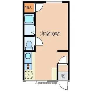 オリス砂川A【204号室】の間取り