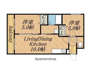 PROVIDENCE山鼻【101号室】の間取り